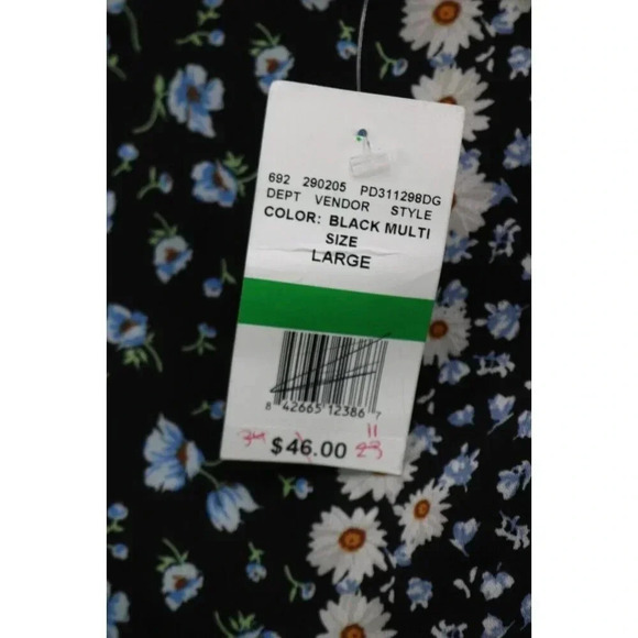 Sadie & Sage Long Belled Sleeves Cropped Top-Large-New w/Tags-Whimsigoth - Picture 6 of 10